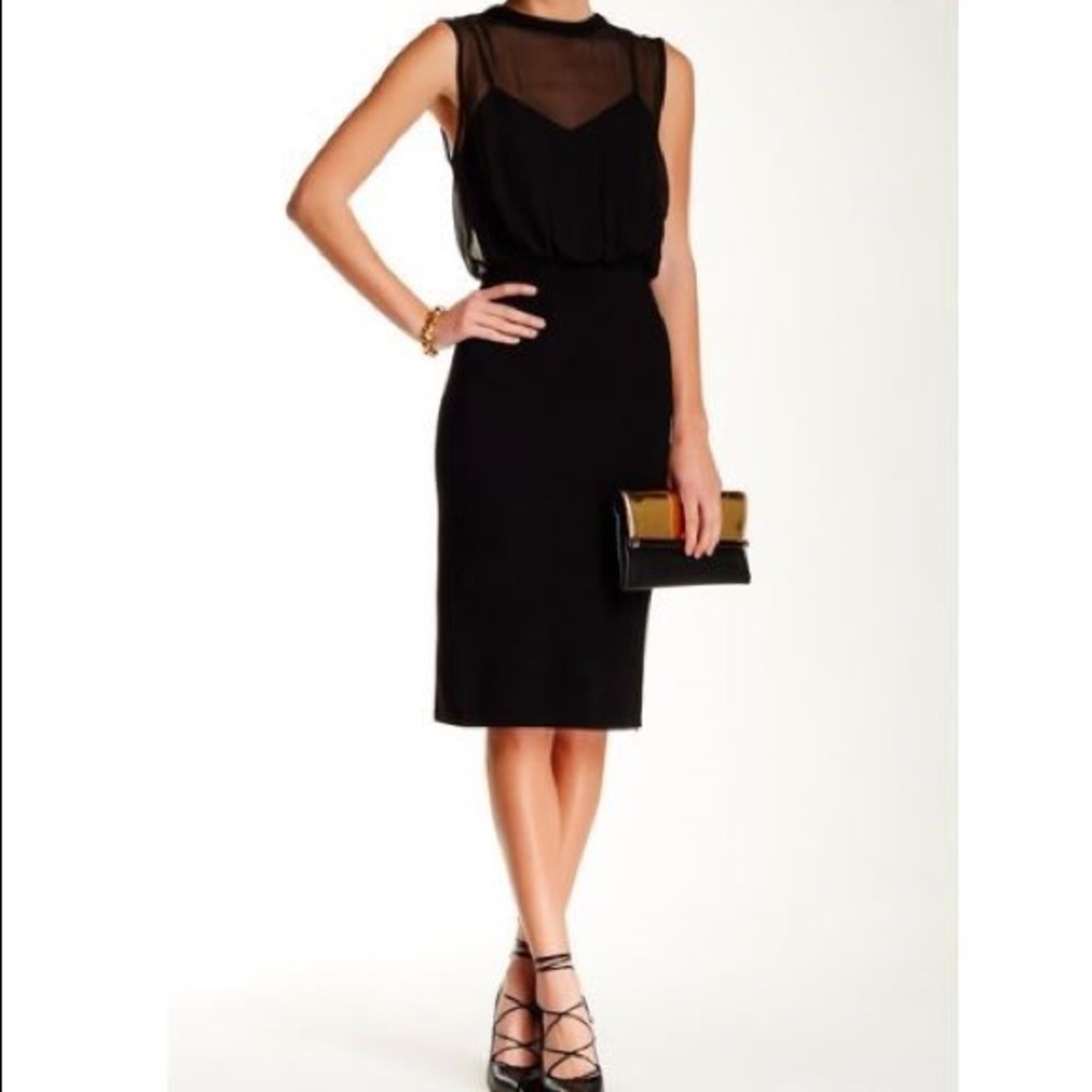 Endless Rose Sheer Top Cocktail Dress